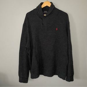 Ralph Lauren Polo Grey Sweater 100% Cotton XXL